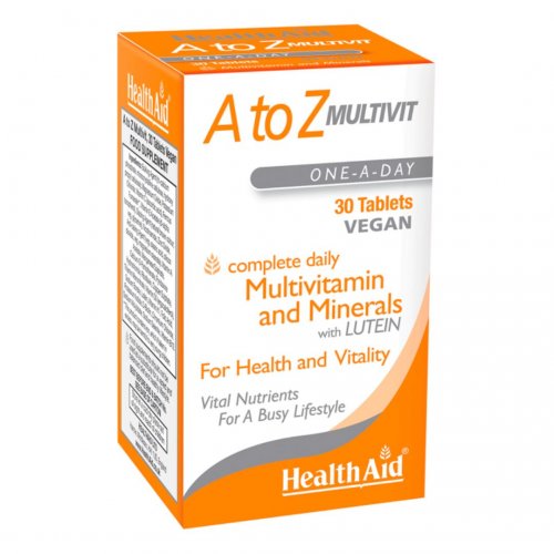 Health Aid A to Z Multivit Πολυβιταμίνες, 30 ταμπλέτες